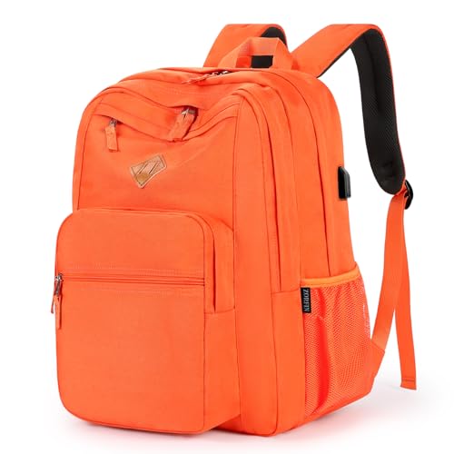 36L Backpack for College (Tangerine / 18.5 Inch)