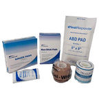 4 Shelf Restaurant Metal 1st Aid Cabinet Class B (4 Shelf Cabinet / Class B WITH tablets)