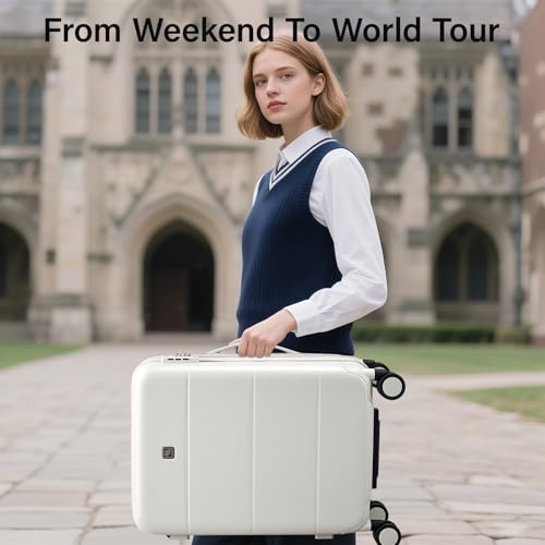 26 Inch Luggage with Spinner Wheels (Bamboo Green / 26 Inch EXT)