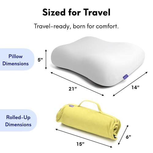 Cushion Lab Travel Deep Sleep Pillow (Spark)