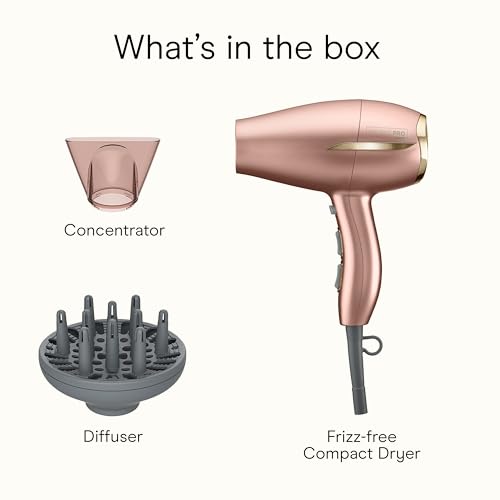 Hair Dryer INFINITIPRO (Dusty Rose / 1 Count (Pack of 1))