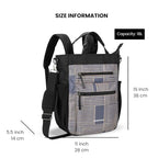 Soleil Anti Theft Convertible Backpack Tote (Blue Print)