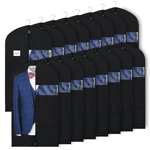 40 Inch Suit Bag (Black / 40'' - 16PCS)