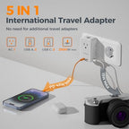 Universal Travel Adapter PD 45W (Grey-45W)