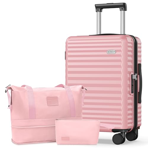 Expandable Luggage (Pink / DB/TB/28in)