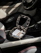 Small Makeup Bag for Purse Accessories Women Clear Cosmetic Mini Pouch Car Essentials Bag Leopard Print Clear Leather Make Up Travel Bag Organizer with Zipper Cute Compact Cheetah Little Toiletry Bag (Leopard Ash / Mini Chic)