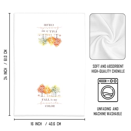 Fall Decor Kitchen Towels (Fall Color)