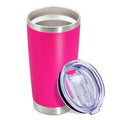 20oz Tumbler Insulated Coffee Tumblers with Lid Stainless Steel Hot Pink 1P (Hot Pink)