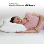 Shredded Memory Foam Pillow with Adjustable Gel and Cooling Breathable Cover (King)