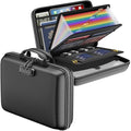 Fireproof File Organizer with Lock (15.5" x 11.5" x 3"(colorful) / Black)