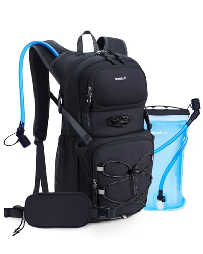 20L Lightweight Hydration Backpack with 2L Water Bladder&Waist Pack