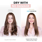 Ionic Hair Dryer with Diffuser (Pink)