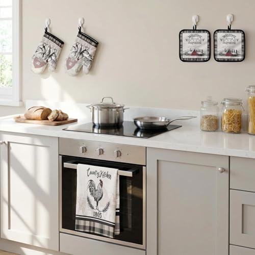 Rooster Kitchen Decor Set (Farmhouse Rooster)