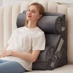 Wedge Pillow Set for After Surgery (4pcs / Grey)