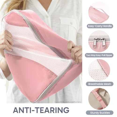 Packing Cubes for Travel (05 Pink)