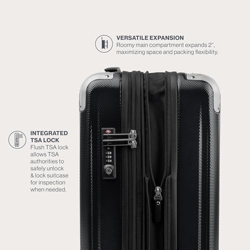 Pathways 3 Hardside Expandable Luggage (2-Piece Set (21/28) / Black Knight)