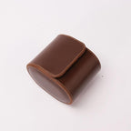 HAN QIANG Single Watch Roll Travel Case Chic Portable Vintage Leather Display - Image 3