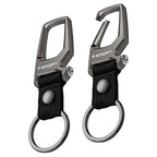 Life Carabiner Key Ring Clip (2-Pack / Gunmetal (2 Pack))