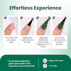 Beetles Green Gel Nail Polish (H - Flakie Green | EverGleam)