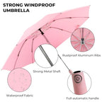 Inverted Umbrella for Rain (Pink / 46 Inch)