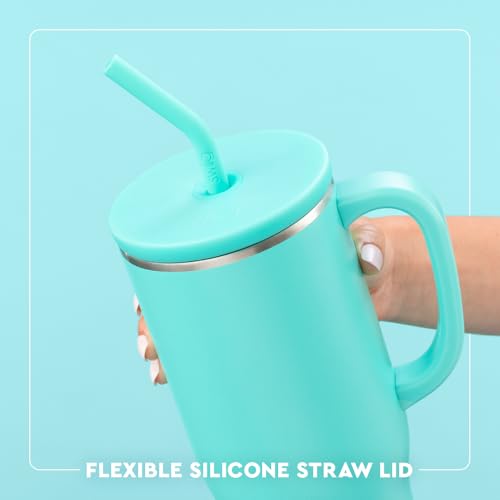 40oz Insulated Mega Mug with Handle & Straw (New York / 40 Ounces)