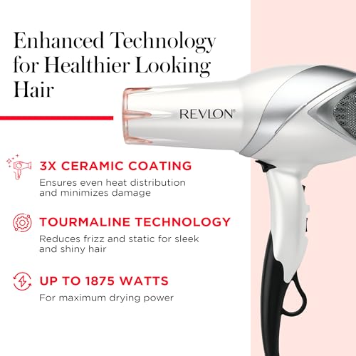 Infrared Ionic Hair Dryer with Diffuser & Concentrator (Full Size)
