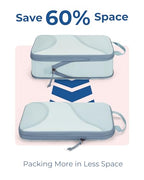 Compression Packing Cubes (Light Blue)