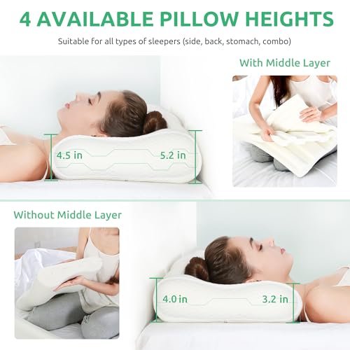 Cervical Pillow for Neck Pain Relief (King Size)