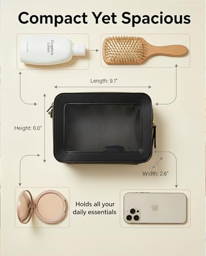 Clear Makeup Bags (C-Black)