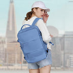 Large Travel Backpack For Women Men (Sky Blue / 30 liters)