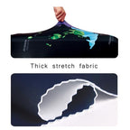 Travel Luggage Cover Suitcase Cover Protector Skins 18 (map / L (for 25--28 inch luggage))
