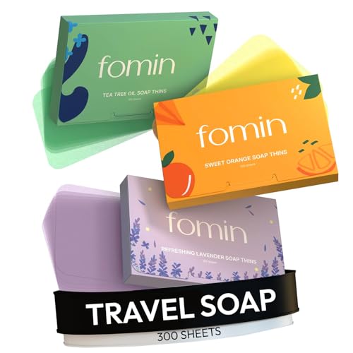 Paper Soap Sheets for Hand Washing (Variety Pack (Orange, Tea Tree, Lavender))