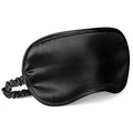 Mulberry Silk Sleep Eye Mask for Sleeping Women and Men (Black-2 / 1 Count (Pack of 1))