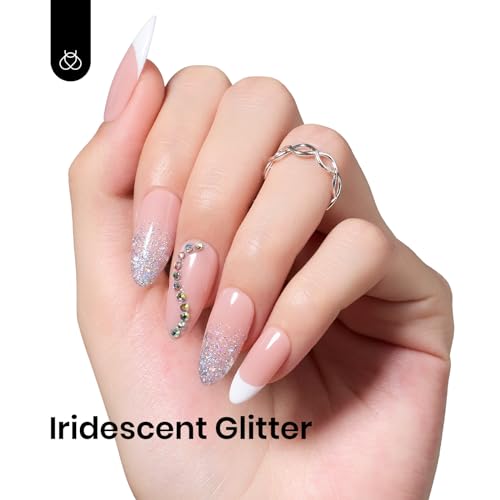 Beetles Glitter Gel Nail Polish (F - Shimmery Silver | Diamond Shine)