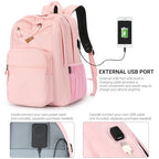 36L Backpack for College (Pink / 18.5 Inch)