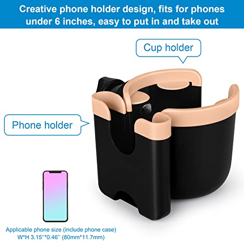 Stroller Cup Holder with Phone Holder (Mix Pink)