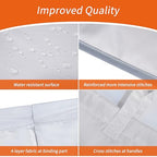 Extra Heavy Duty Laundry Bag with Handles (Silver / 28" x 36" | 1 Pack)