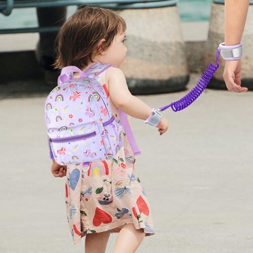 Toddler Backpack Leash (Light Purple, Purple Link)