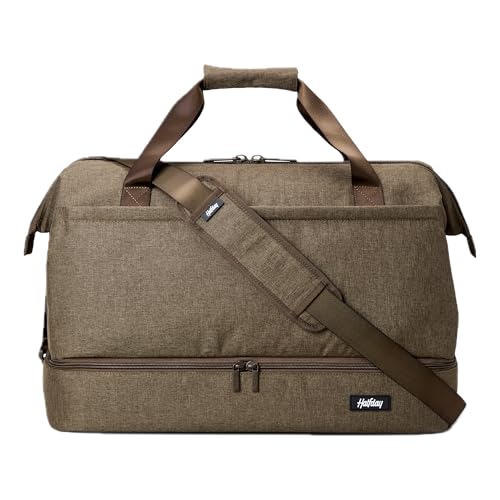 Double Decker Weekender 40L Travel Duffel Bag Water (Dune)
