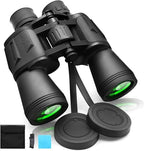 Binoculars for Adults 20x50 High Power Low Light Waterproof HD Compact Binoculars (20x50 Black-2)