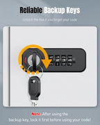 60 Position Steel Key Cabinet with Combination & Key Lock (White / 60 Keys)