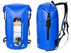 35L Waterproof Dry Bag Backpack (35L / Window / Navy Blue)
