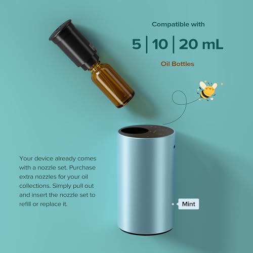 ANX Waterless Essential Oil Diffuser Starter Kit (Gold)