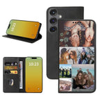 Custom Wallet Phone Case for Samsung Galaxy S25 (Galaxy S25 / Black-C)