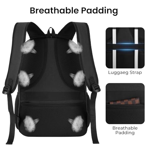 Black Backpack (Black / 17.3 Inch)
