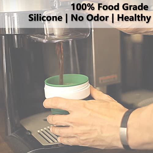 2 Pack Silica gel Collapsible Travel Cup 270ml (Pink & Orange)