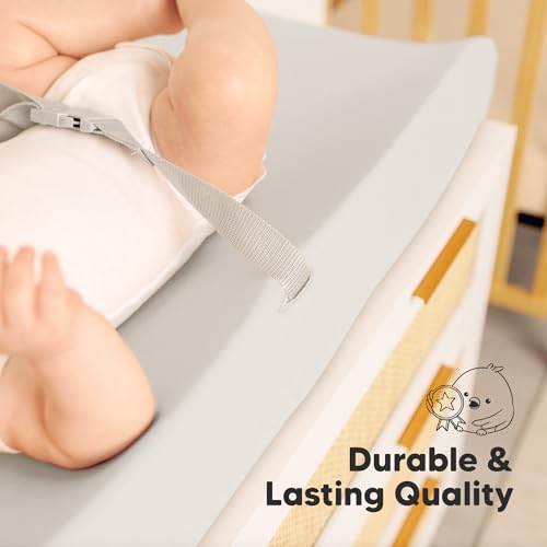 2 Pack Baby Changing Pad Cover for Girl (Sage)