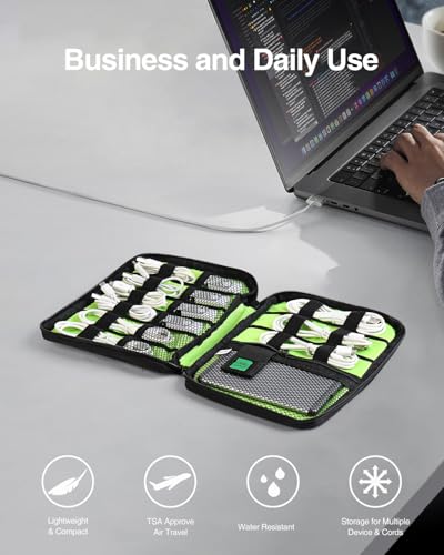 Travel Cable Organizer Bag (Small / Black)