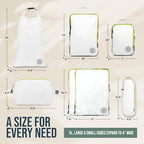 Large Compression Packing Cubes 7 (White/Green)