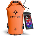 55L Waterproof Dry Bag Backpack (55L / Orange)